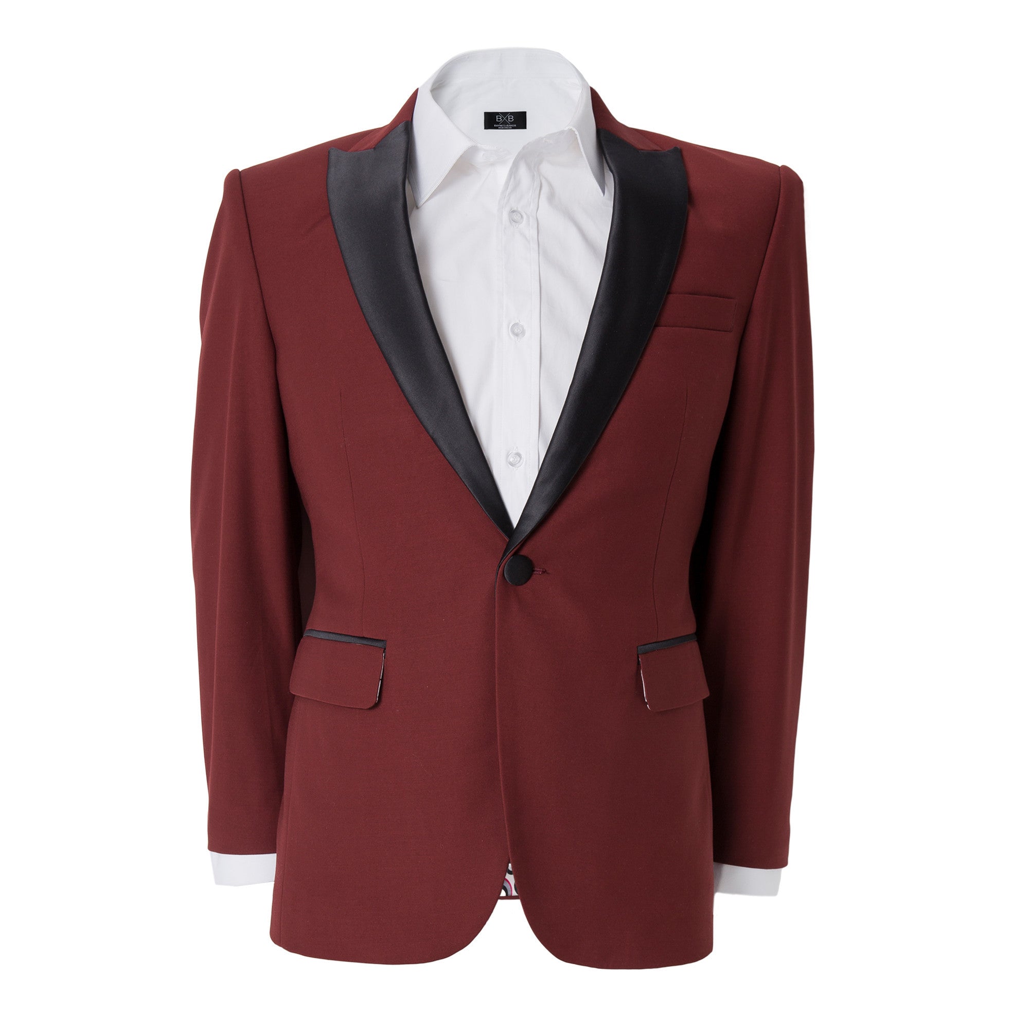 Custom Suit: Baynes Maroon