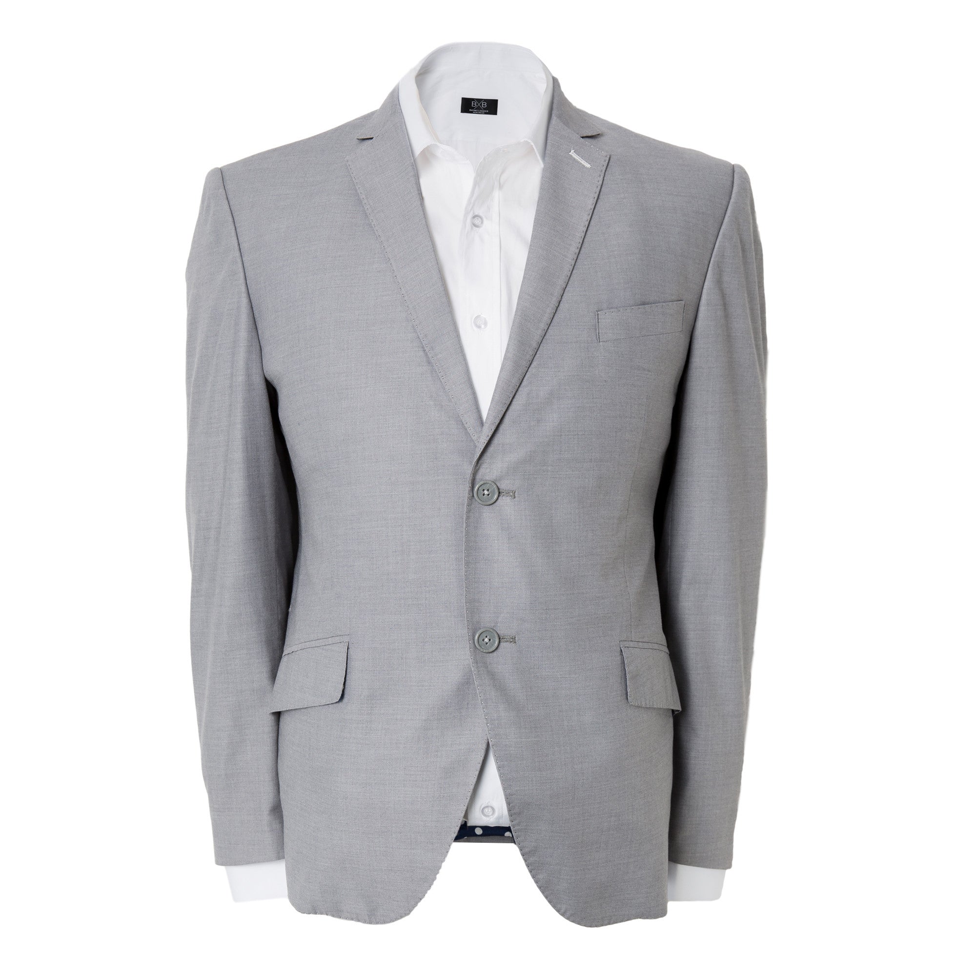 Custom Suit: Baynes Light Grey