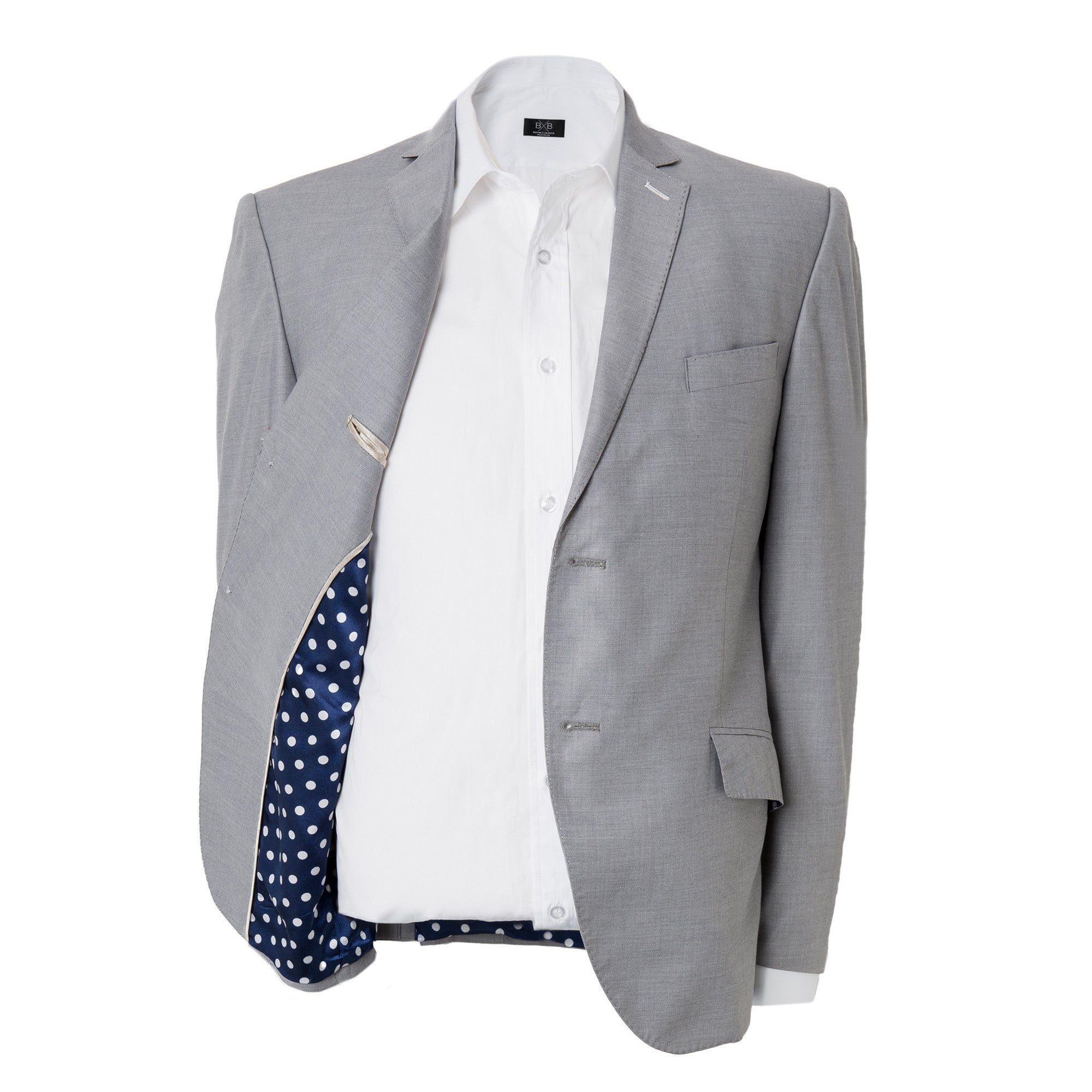 Custom Suit: Baynes Light Grey