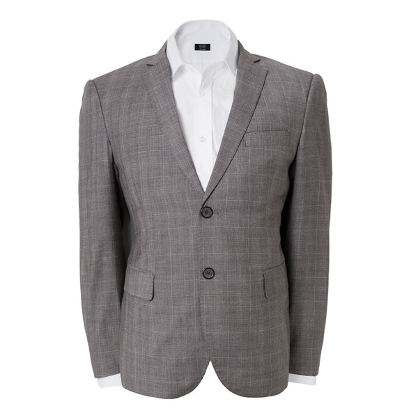 Custom Suit: Baynes Patterned Gray