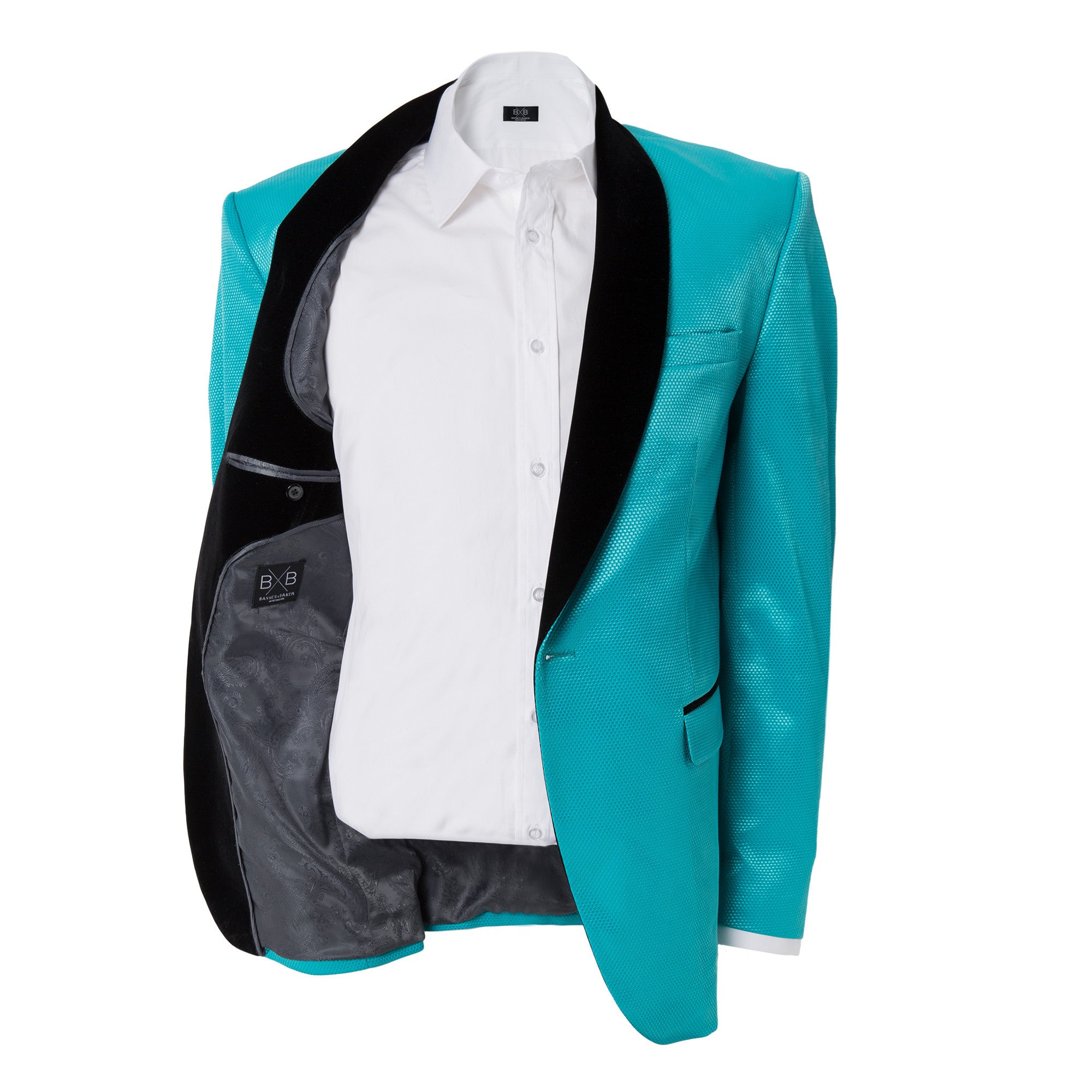 Custom Suit: Baynes Turquoise